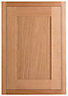 Cooke & Lewis Carisbrooke Oak Framed Standard Cabinet door (W)500mm (H)715mm (T)22mm