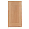 Cooke & Lewis Carisbrooke Oak Framed Tall Cabinet door (W)400mm (H)900mm (T)22mm
