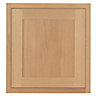 Cooke & Lewis Carisbrooke Oak Framed Tall double oven housing Cabinet door (W)600mm