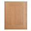 Cooke & Lewis Carisbrooke Oak Framed Tall single oven housing Cabinet door (W)600mm