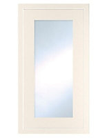 Cooke & Lewis Carisbrooke Tall glazed Cabinet door (W)500mm (H)900mm (T)22mm