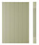 Cooke & Lewis Carisbrooke Taupe Ash effect Square Wall pilaster, (H)760mm