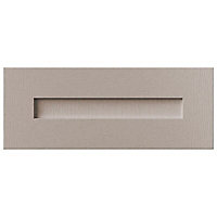 Cooke & Lewis Carisbrooke Taupe Bridging Cabinet door (W)600mm (H)277mm (T)21mm