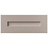Cooke & Lewis Carisbrooke Taupe Bridging Cabinet door (W)600mm (H)277mm (T)21mm