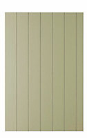 Cooke & Lewis Carisbrooke Taupe Clad on base panel (H)900mm (W)594mm