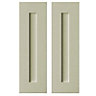 Cooke & Lewis Carisbrooke Taupe Corner Cabinet door (W)250mm (H)715mm (T)20mm, Set of 2