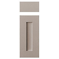 Cooke & Lewis Carisbrooke Taupe Drawerline door & drawer front, (W)300mm (H)715mm (T)21mm
