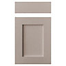 Cooke & Lewis Carisbrooke Taupe Drawerline door & drawer front, (W)450mm (H)715mm (T)21mm