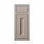 Cooke & Lewis Carisbrooke Taupe Framed Drawerline door & drawer front, (W)300mm (H)720mm (T)22mm