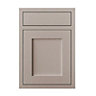 Cooke & Lewis Carisbrooke Taupe Framed Drawerline door & drawer front, (W)500mm (H)720mm (T)22mm