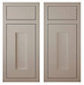 Cooke & Lewis Carisbrooke Taupe Framed Fixed frame Cabinet door, (W)925mm (H)720mm (T)22mm