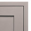 Cooke & Lewis Carisbrooke Taupe Framed Integrated appliance Cabinet door (W)600mm