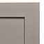 Cooke & Lewis Carisbrooke Taupe Fridge/Freezer Cabinet door (W)600mm (H)1377mm (T)21mm