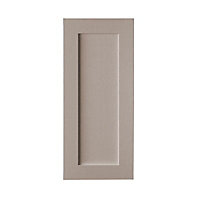 Cooke & Lewis Carisbrooke Taupe Tall Cabinet door (W)400mm (H)895mm (T)21mm