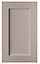 Cooke & Lewis Carisbrooke Taupe Tall Cabinet door (W)450mm (H)895mm (T)21mm