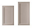 Cooke & Lewis Carisbrooke Taupe Tall Cabinet door (W)600mm (H)2092mm (T)21mm, Set of 2