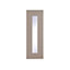 Cooke & Lewis Carisbrooke Taupe Tall glazed Cabinet door (W)300mm