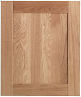 Cooke & Lewis Chesterton Solid Oak Cabinet door (W)600mm (H)715mm (T)20mm