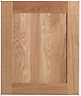 Cooke & Lewis Chesterton Solid Oak Cabinet door (W)600mm (H)715mm (T)20mm