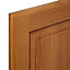 Cooke & Lewis Chesterton Solid Oak Classic Cabinet door (W)600mm (H)1912mm (T)20mm, Set of 2