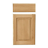 Cooke & Lewis Chesterton Solid Oak Classic Drawerline door & drawer front, (W)400mm (H)715mm (T)20mm