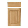 Cooke & Lewis Chesterton Solid Oak Classic Drawerline door & drawer front, (W)400mm (H)715mm (T)20mm