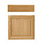 Cooke & Lewis Chesterton Solid Oak Classic Drawerline door & drawer front, (W)600mm (H)715mm (T)20mm