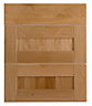 Cooke & Lewis Chesterton Solid Oak Drawer front (W)600mm, Set of 3