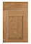 Cooke & Lewis Chesterton Solid Oak Drawerline door & drawer front, (W)450mm (H)715mm (T)20mm