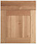 Cooke & Lewis Chesterton Solid Oak Drawerline door & drawer front, (W)600mm (H)715mm (T)20mm