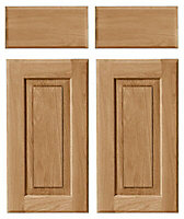 Cooke & Lewis Chesterton Solid Oak Fixed frame Cabinet door, (W)925mm (H)720mm (T)20mm