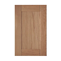 Cooke & Lewis Chesterton Solid Oak Standard Cabinet door (W)450mm (H)715mm (T)20mm