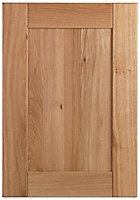 Cooke & Lewis Chesterton Solid Oak Standard Cabinet door (W)500mm (H)715mm (T)20mm
