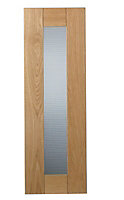 Cooke & Lewis Chesterton Solid Oak Tall Cabinet door (W)300mm (H)895mm (T)20mm