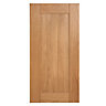 Cooke & Lewis Chesterton Solid Oak Tall Cabinet door (W)450mm (H)895mm (T)20mm