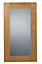Cooke & Lewis Chesterton Solid Oak Tall Cabinet door (W)500mm (H)895mm (T)20mm