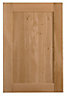 Cooke & Lewis Chesterton Solid Oak Tall Cabinet door (W)600mm (H)895mm (T)20mm