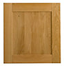 Cooke & Lewis Chesterton Solid Oak Tall oven housing Cabinet door (W)600mm
