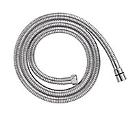 Cooke & Lewis Chrome effect Brass Shower hose, (L)1.5m