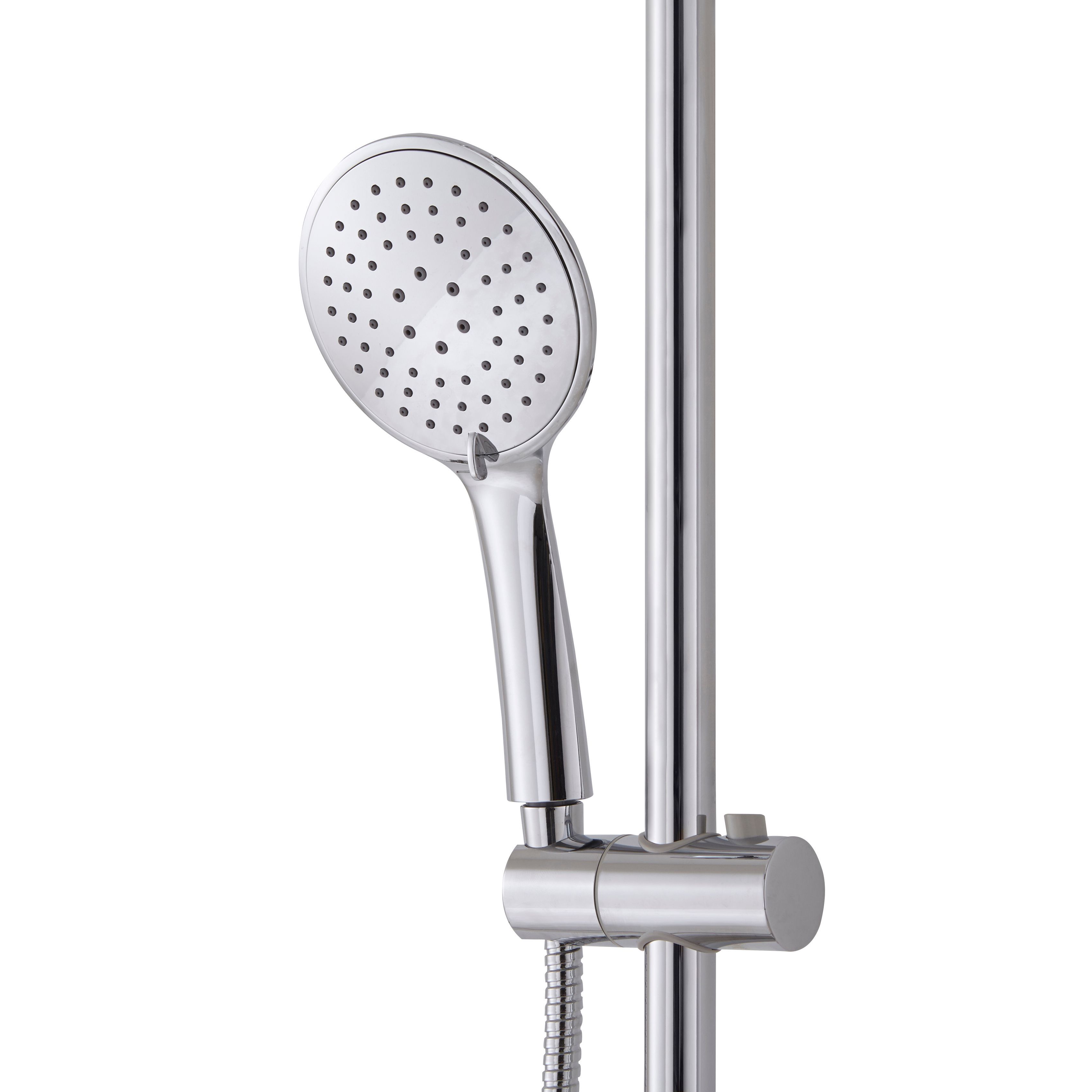 Cooke & Lewis CHROME effect Wall-mounted Thermostatic Mixer Shower
