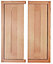 Cooke & Lewis Clevedon Corner Cabinet door (W)300mm, Set of 2