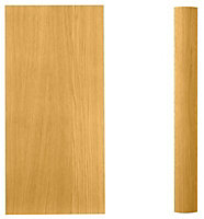 Cooke & Lewis Clevedon Oak effect Pilaster, (H)757mm (W)70mm