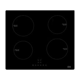 Cooke & Lewis CLIND60 4 Zone Black Glass Induction hob, (W)590mm