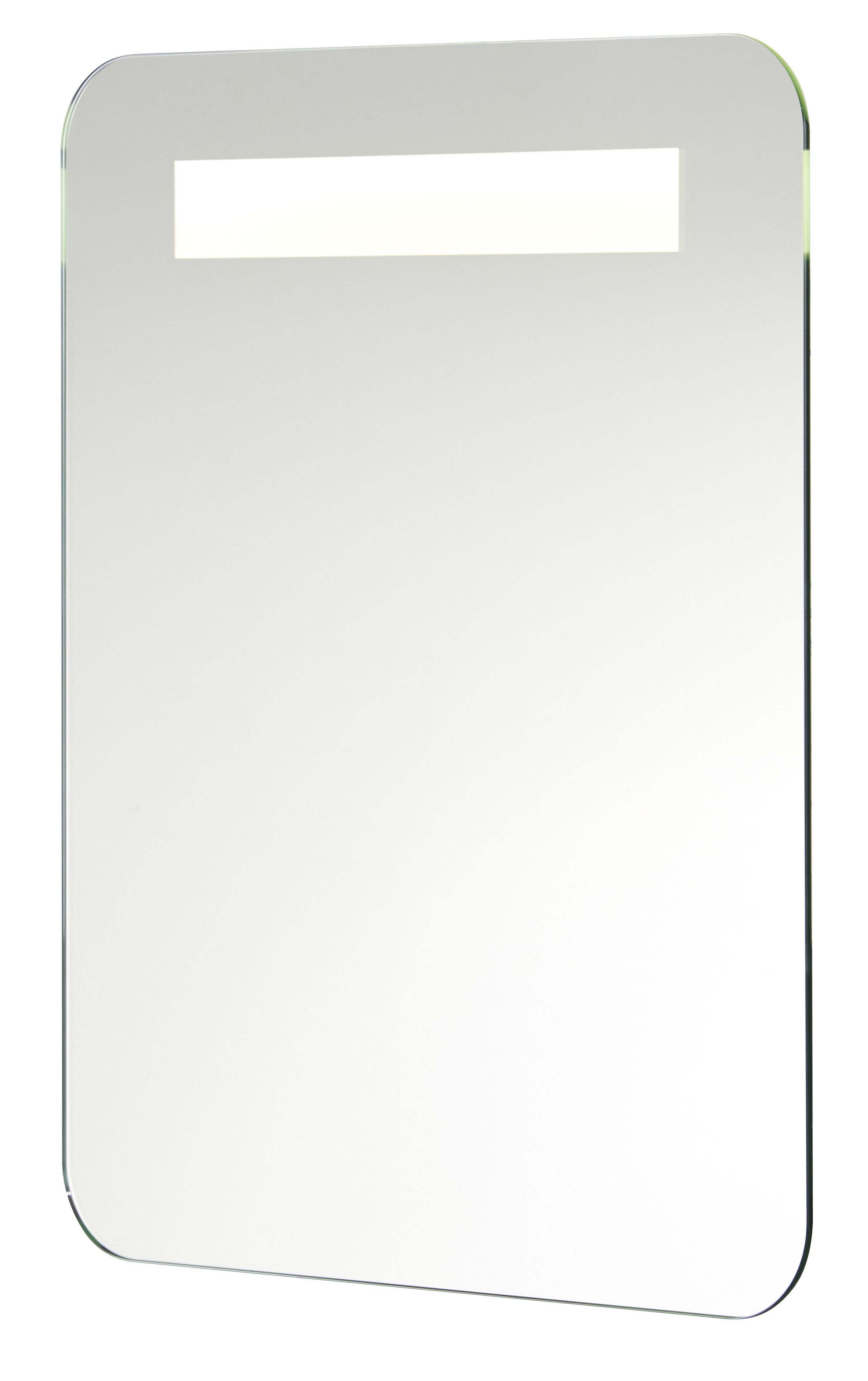 Cooke & Lewis Colwell Rectangular Wall-mounted Bathroom Illuminated Bathroom mirror (H)50cm (W)40cm
