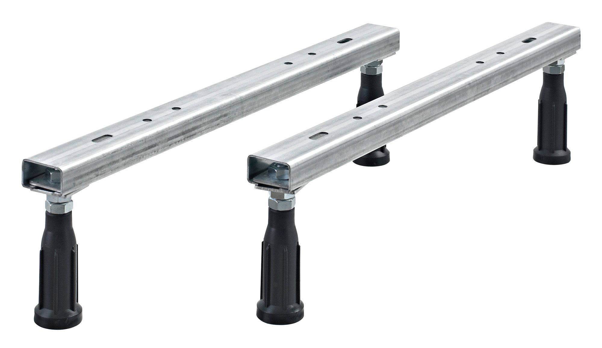 Cooke & Lewis Conway Black Steel Bath legs, Pack of 2