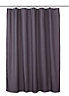Cooke & Lewis Diani Anthracite Shower curtain (L)1800mm