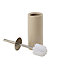 Cooke & Lewis Diani Gloss Pebble Toilet brush & holder