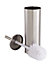 Cooke & Lewis Diani Metal Plastic & stainless steel Toilet brush & holder