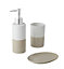 Cooke & Lewis Diani Pebble Ceramic Freestanding Soap dispenser
