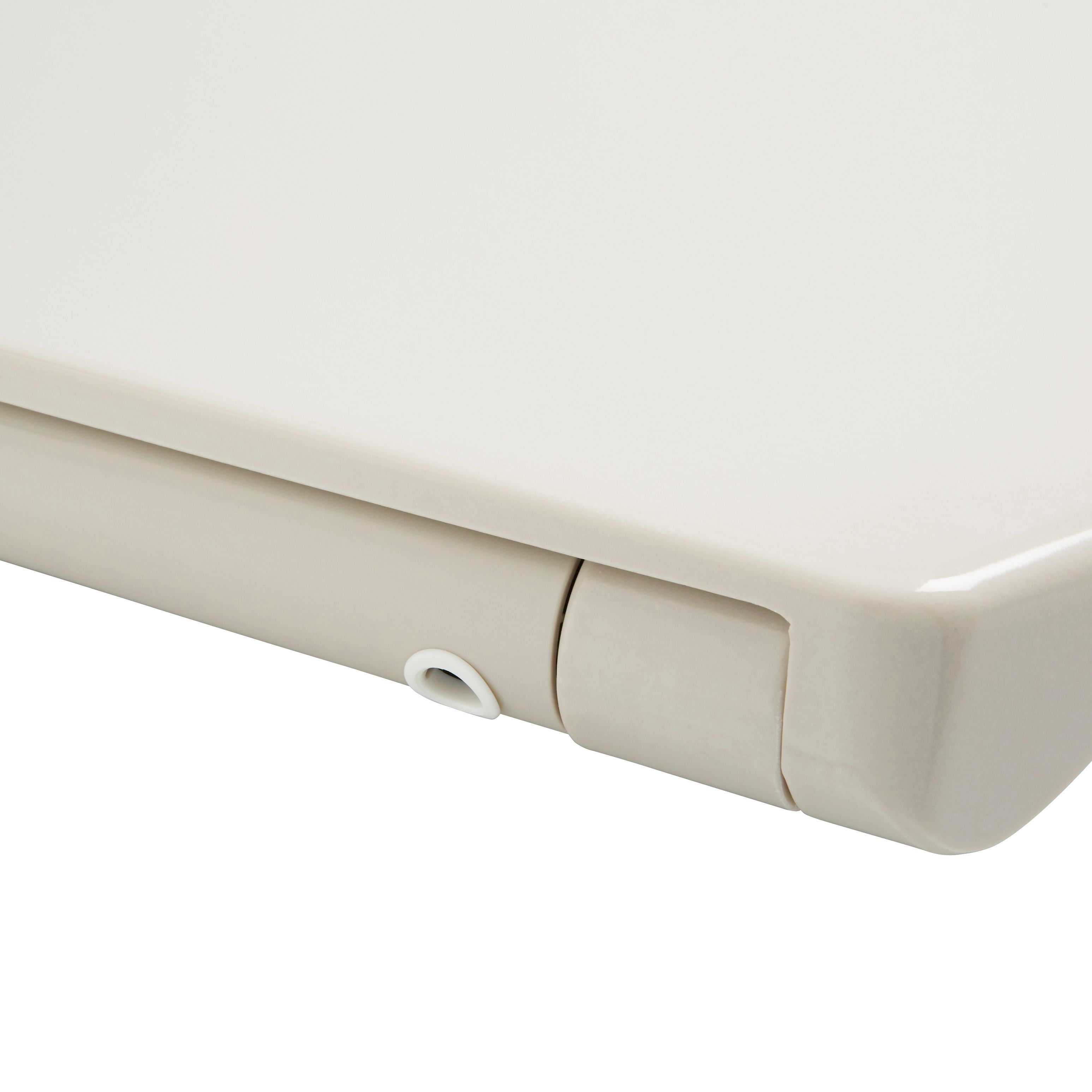 Cooke & Lewis Diani Pebble Soft close Toilet seat